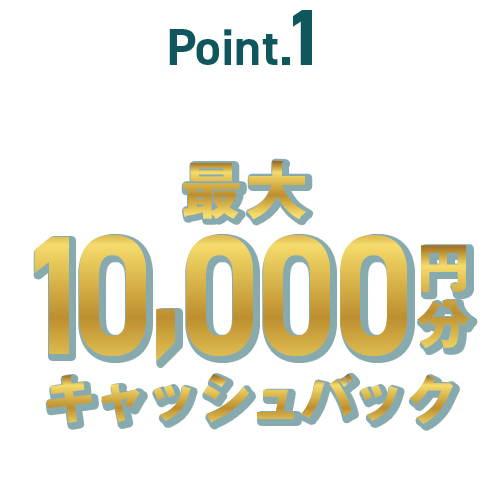 最大10000ポイント