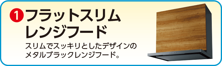 フラットスリムレンジフード