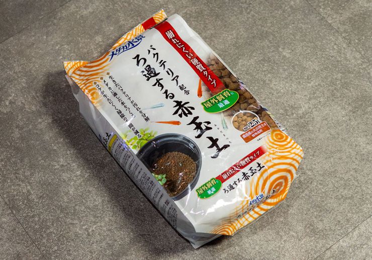 メダカ専用の赤玉土