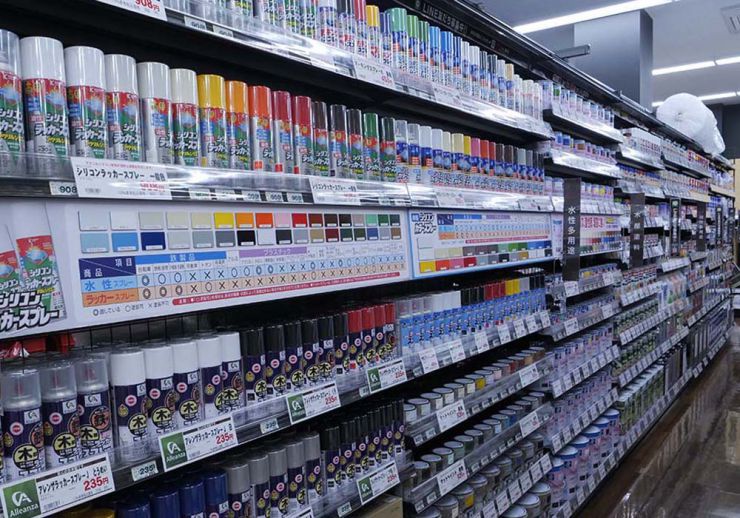 塗料・接着コーナー